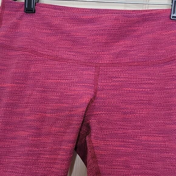 Lululemon Pink and Purple Cropped Leggings Size 6 - Picture 2 of 6